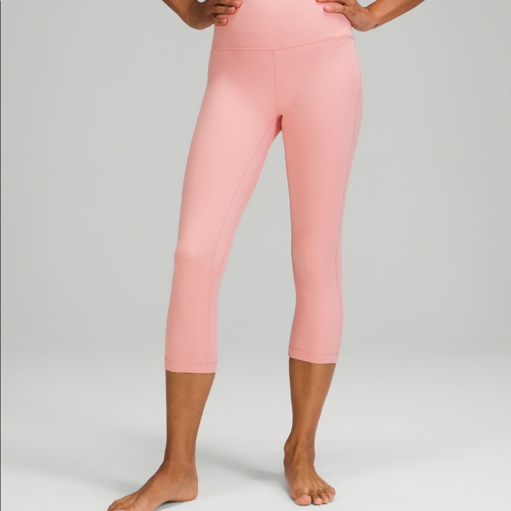 Lululemon pink puff align leggings